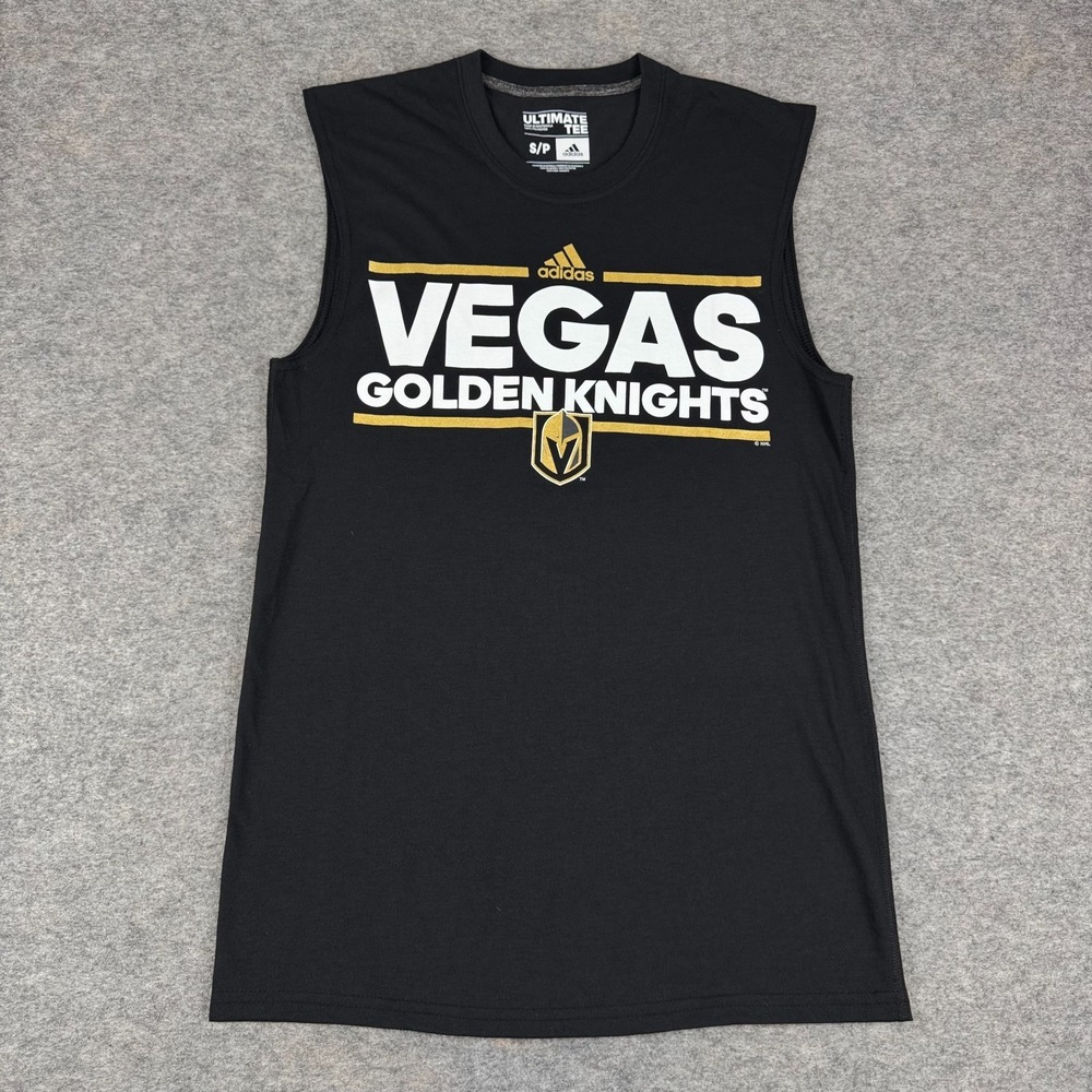 Adidas Climalite Ultimate Tee Vegas Golden Knights Tank Sleeveless Mens Small S